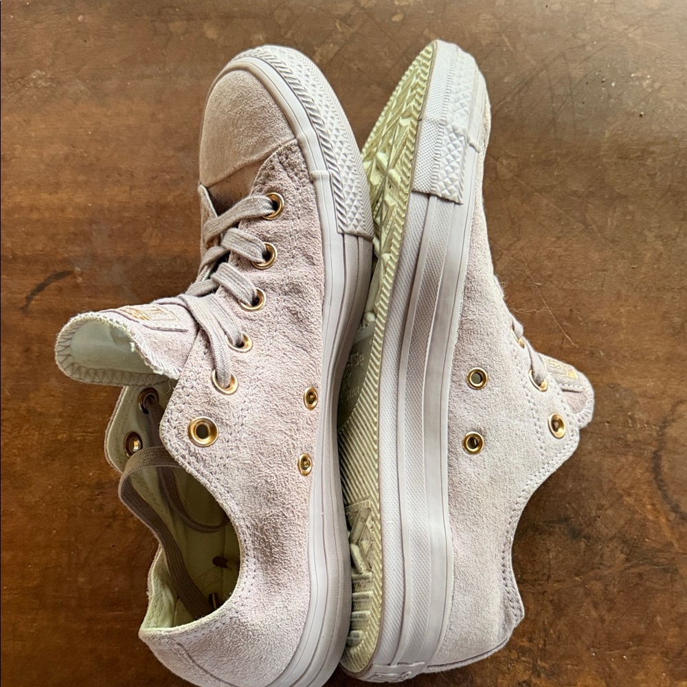Converse Pink High-Top Sneakers - Picture 3 of 4